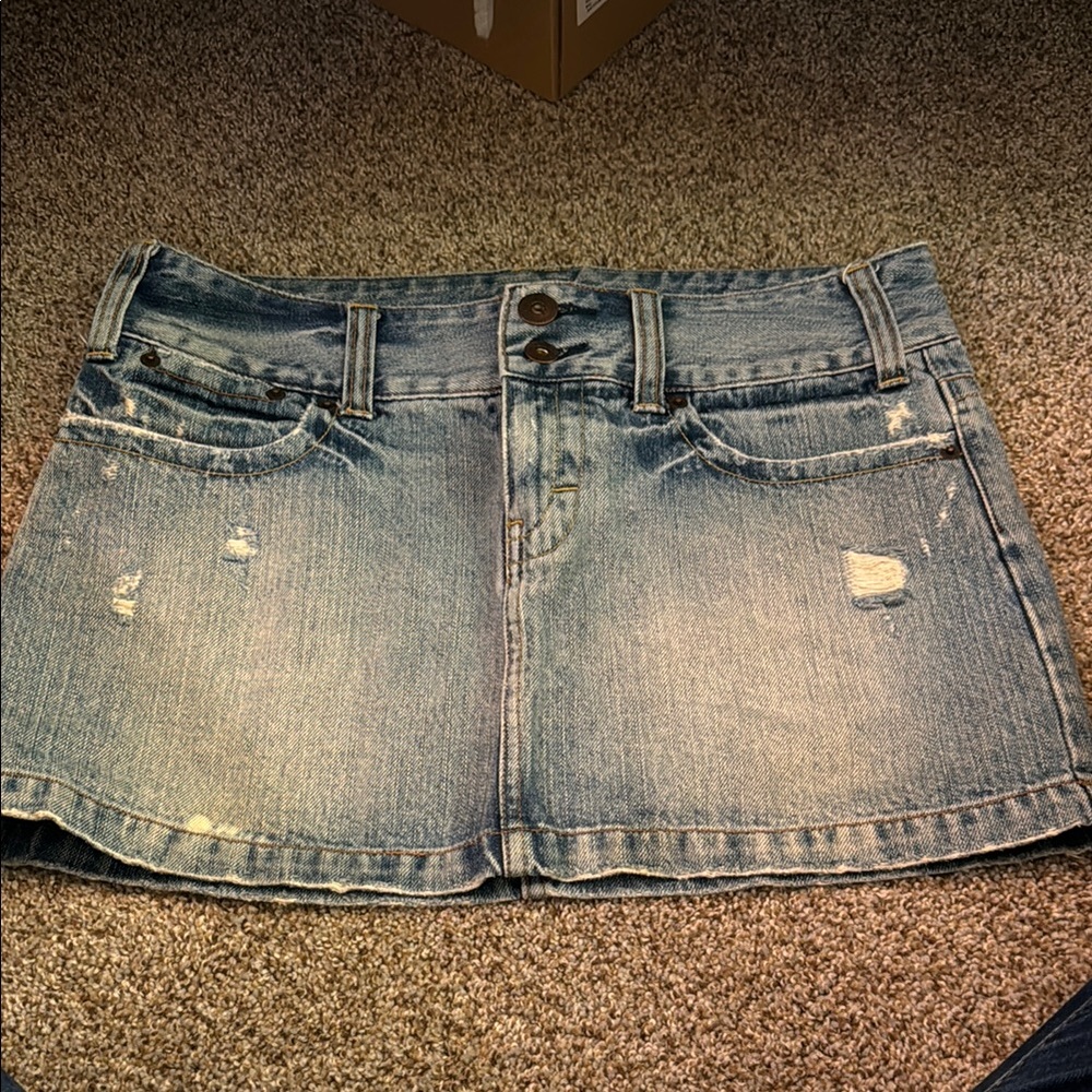 American Eagle Outfitters  Y2K Jean Skirt Casual